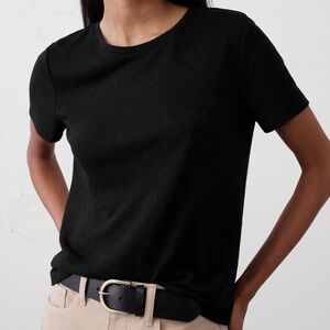 Banana Republic Black Linen Shirt